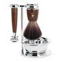 Muhle Shaving Set - Rytmo - Safety Razor - Fibre - Ash Wood (4-piece)