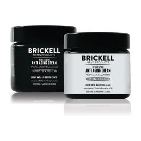 Brickell Men's Day and Night Anti-Aging Cream Routine