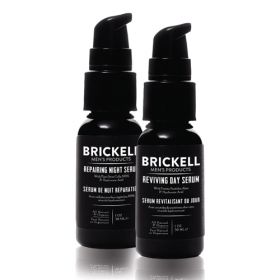Brickell Day and Night Serum Routine Unscented 60 ml.
