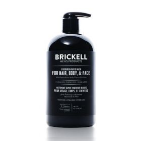 Brickell Men's All in One Wash for Men Rapid Evergreen 473 ml.