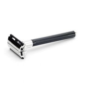 Feather 800-1B Safety Razor - Closed Comb - Black