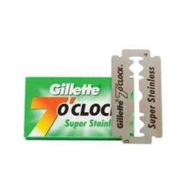 Gillette Double Edge Razor Blades 7 O'Clock Super Stainless (5 pieces)