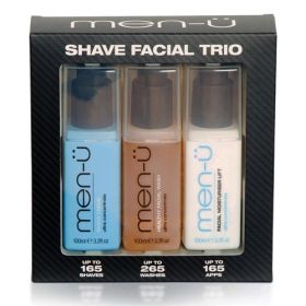 Men-Ü Shave Facial Trio Gift Set 300 ml.