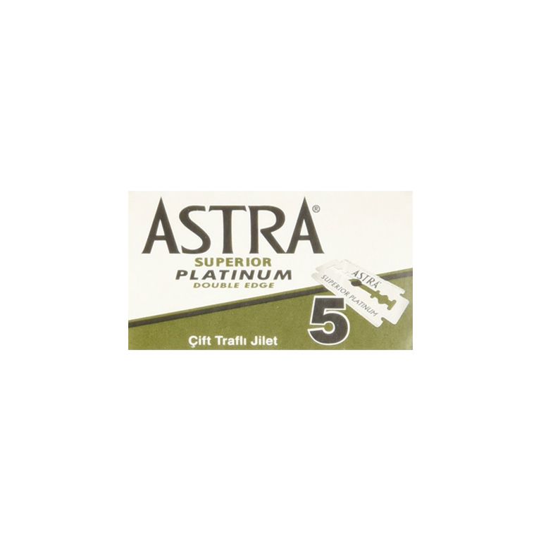 Astra Double Edge Razor Blades Superior Platinum (5 pieces)