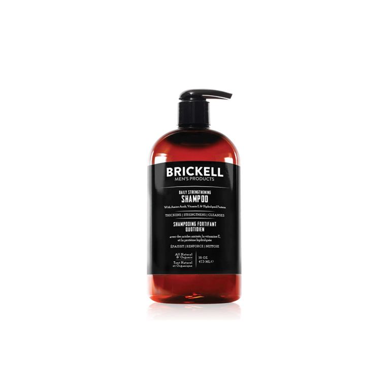 Brickell Daily Strengthening Shampoo with Pump 473 ml.
