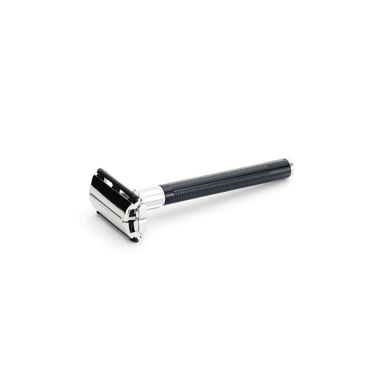 Feather 800-1B Safety Razor - Closed Comb - Black