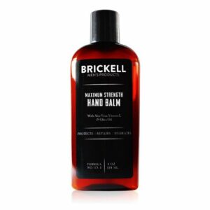 Brickell Men's Maximum Strength Hand Balm