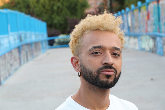 Bleached Afro Summer 2020 Hairstyle